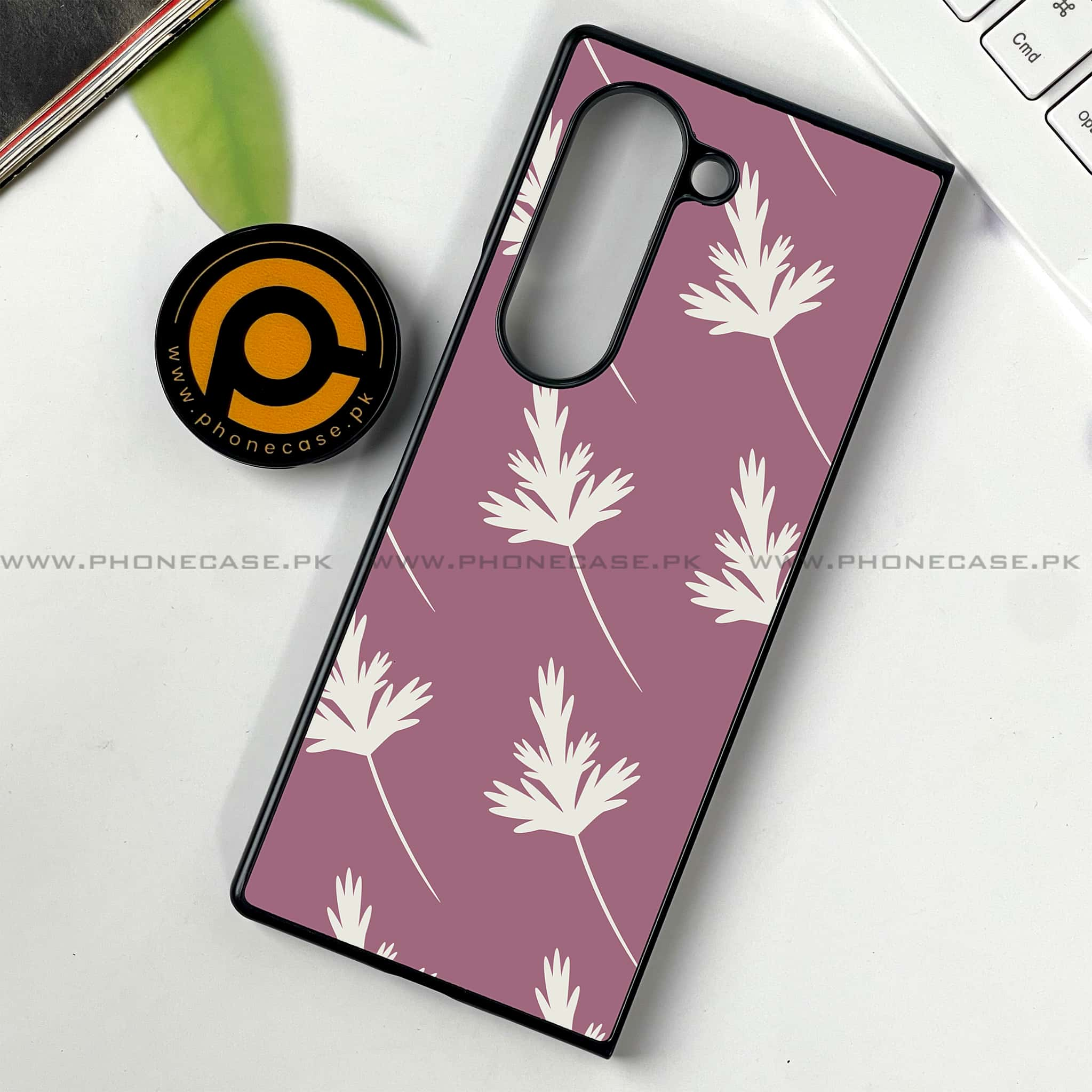 Samsung Galaxy Z Fold 6 - Floral Design Series 2.0 - Premium Printed Metal soft Bumper shock Proof Case