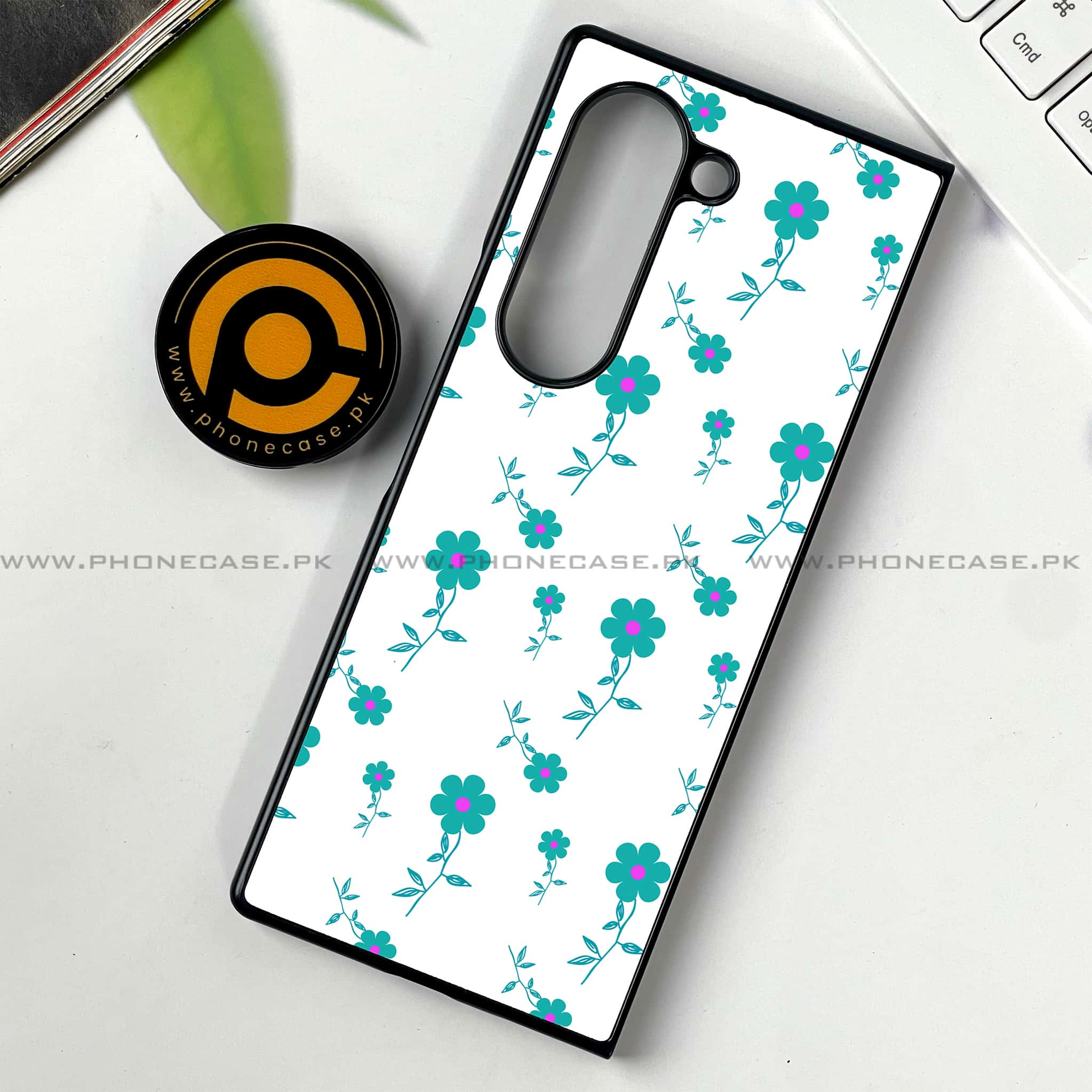 Samsung Galaxy Z Fold 6 - Floral Design Series 2.0 - Premium Printed Metal soft Bumper shock Proof Case