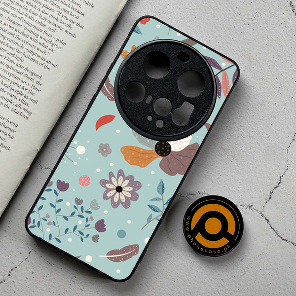Xiaomi 15 Ultra - Floral Series Design 5 - Premium Metal Printed Soft Bumper Shockproof Case