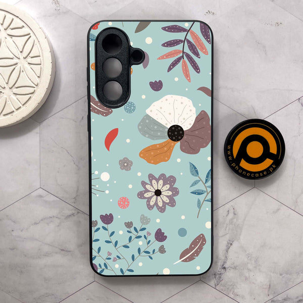 Samsung Galaxy A26 5G -  Floral Series Design 5 - Premium Metal Printed soft Bumper shock Proof Case