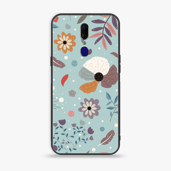 Oppo F7 - Floral Series Design 5 - Premium Printed Glass Case