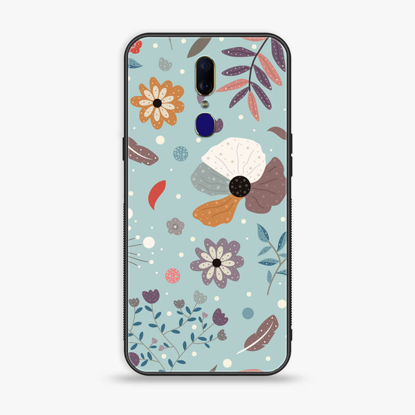 Oppo F11 - Floral Series Design 5 - Premium Printed Glass Case