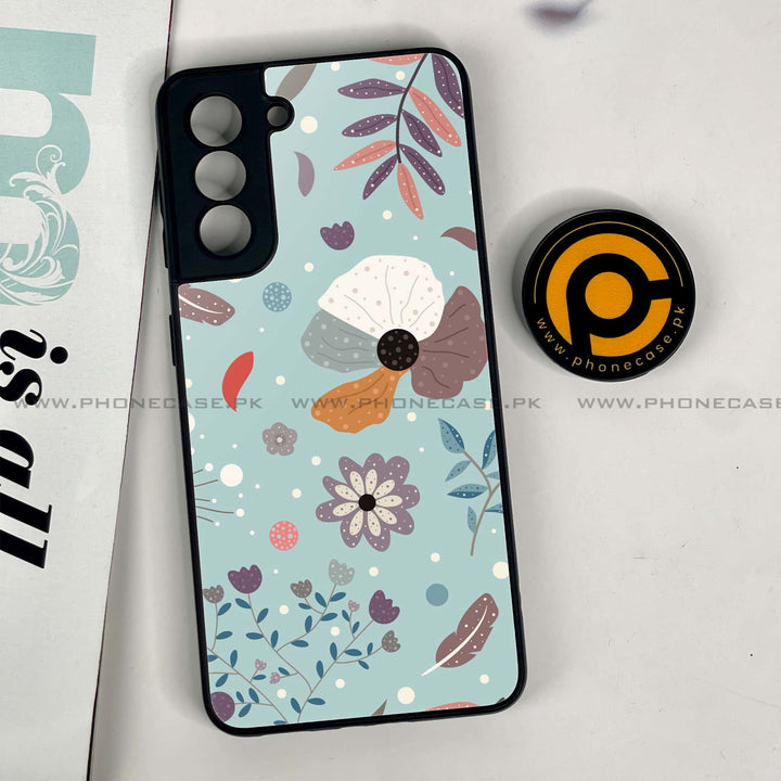 Samsung Galaxy S21 - Floral Series Design 5 - Premium Printed Metal Case CS-41999