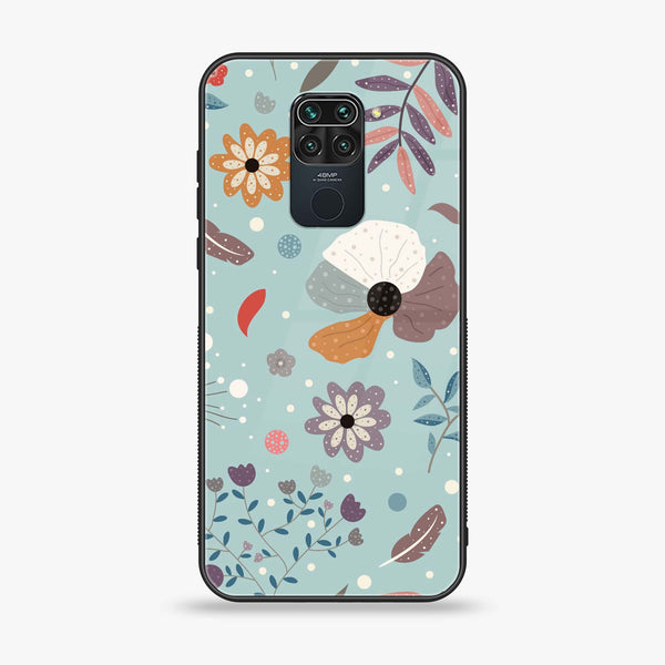 Xiaomi Redmi 10X - Floral Series Design 5 -  Premium Printed Metal soft Bumper shock Proof Case
