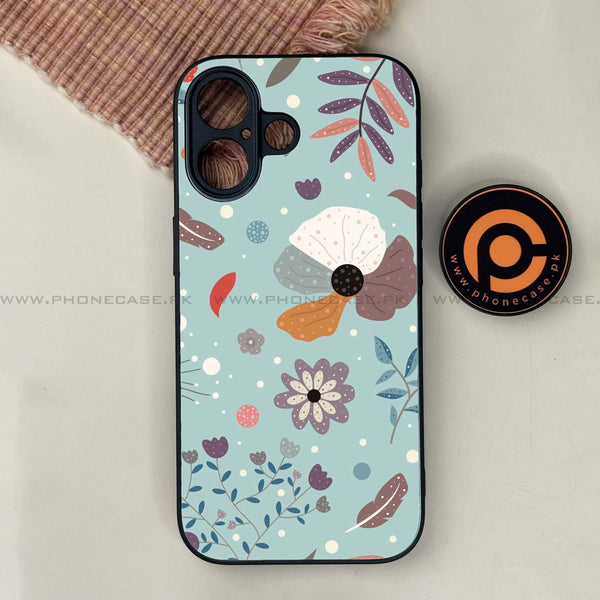 iPhone 17 - Floral Series Design 5 - Premium Metal Printed soft Bumper shock Proof Case