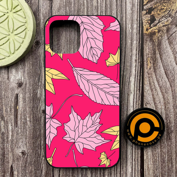 iPhone 12 - Floral Series Design 6 - Premium Metal Printed soft Bumper shock Proof Case