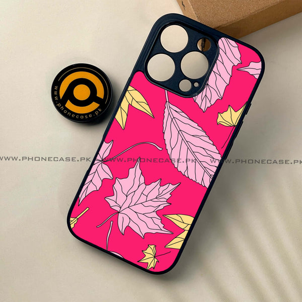 iPhone 16 Pro - Floral Series Design 6 - Premium Printed Glass soft Bumper shock Proof Case