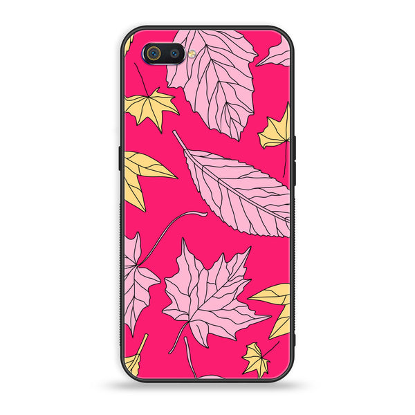 Oppo Realme C2 - Floral Series Design 6 - Premium Printed Glass Case