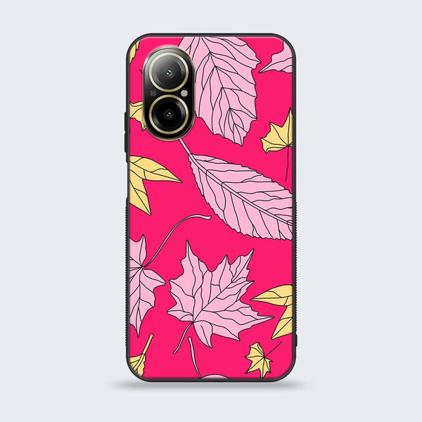 Realme C67 - Floral Series Design 6 -  Premium Printed Metal soft Bumper shock Proof Case