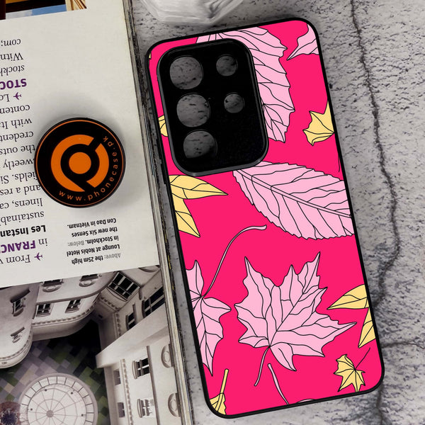 Vivo Y29 4G - Floral Series Design 6 - Premium Metal Printed soft Bumper Shock Proof Case