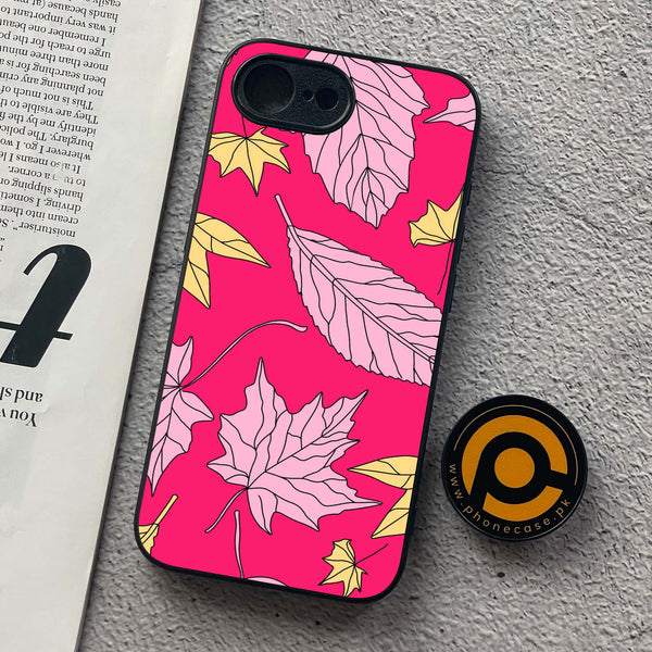 iPhone 16e - Floral Series Design 6 - Premium Metal  Printed soft Bumper shock Proof Case