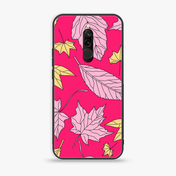 Xiaomi Redmi 8 - Floral Series Design 6 - Premium Printed Glass Case