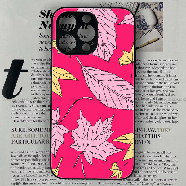 iPhone 15 Pro - Floral Series Design 6 - Premium Printed Glass soft Bumper shock Proof Case