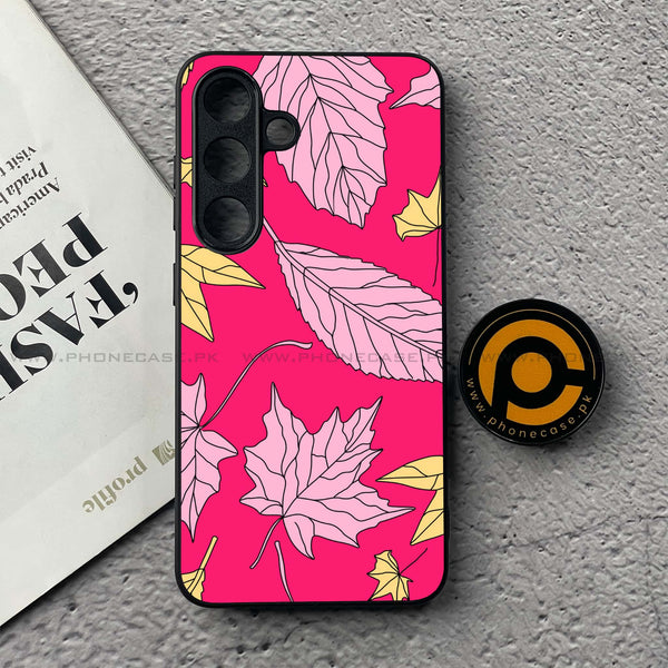 Samsung Galaxy S25 FE - Floral Series Design 6 - Premium Metal Printed soft Bumper shock Proof Case