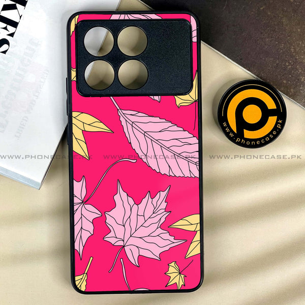 Xiaomi Poco X6 Pro 5G - Floral Series Design 6 -  Premium Printed Metal soft Bumper shock Proof Case