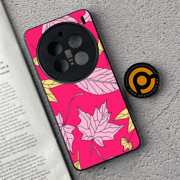 Vivo X200 Pro - Floral Series Design 6 - Premium Metal  Printed soft Bumper shock Proof Case