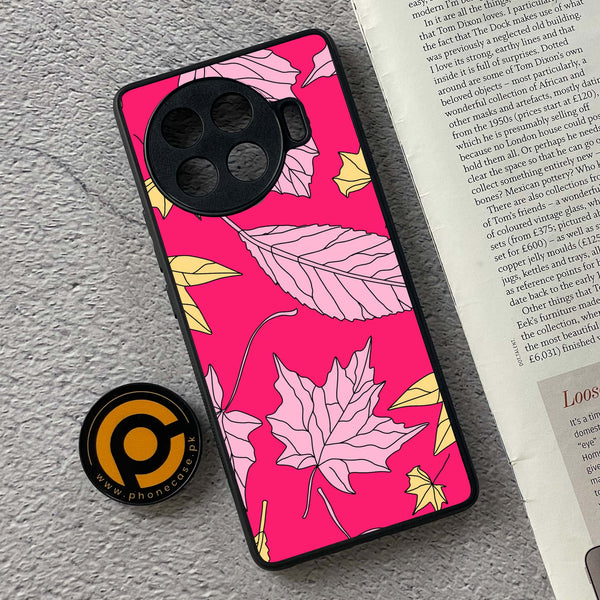 Tecno Spark 20 Pro Plus - Floral Series Design 6 -  Premium Printed Metal soft Bumper shock Proof Case