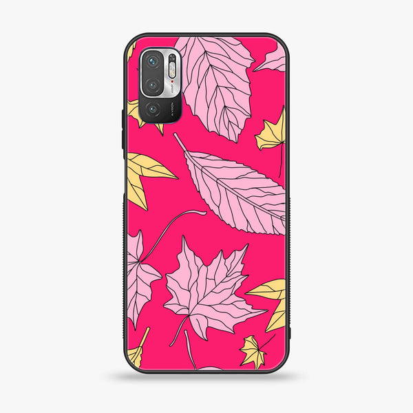 Xiaomi Redmi Note 10 5G - Floral Series Design 6 - Premium Printed Glass soft Bumper shock Proof Case