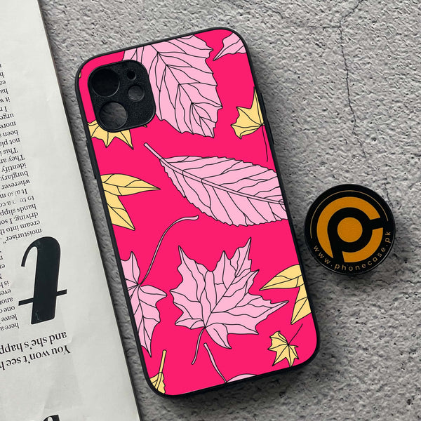 iPhone 11 - Floral Series Design 6 - Premium Printed Glass soft Bumper shock Proof Case