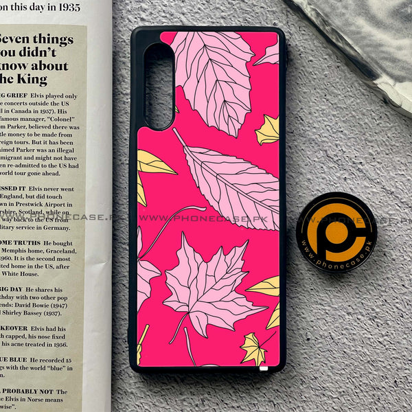 LG G9 - Floral Series Design 6 - Premium Metal Printed soft Bumper shock Proof Case