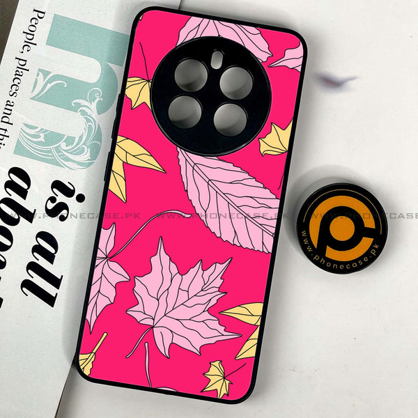 Realme 12 - Floral Series Design 6 - Premium Printed Glass soft Bumper Shock Proof Case