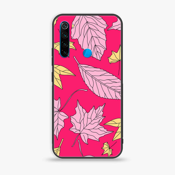 Xiaomi Redmi Note 8 - Floral Series Design 6 - Premium Printed Glass soft Bumper Shock Proof Case