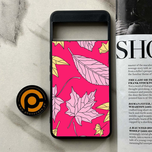 Google Pixel 8a - Floral Series Design 6 - Premium Printed soft Bumper Shock Proof Case