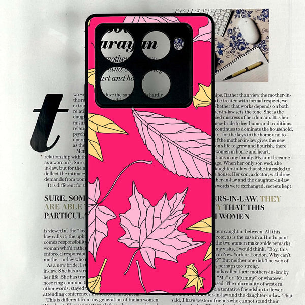 Infinix Note 40 Pro Plus - Floral Series Design 6 - Premium Metal Printed soft Bumper shock Proof Case