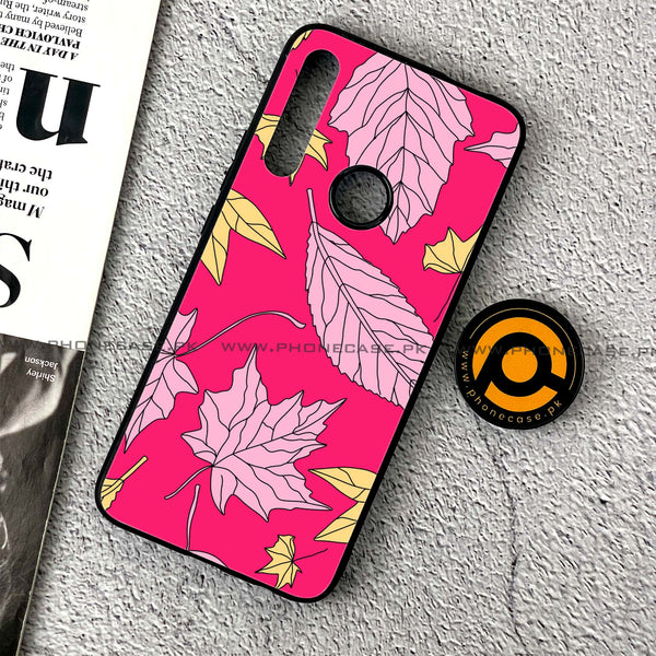 Huawei Y9 Prime (2019) - Floral Series Design 6 - Premium Printed Glass soft Bumper Shock Proof Case