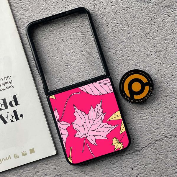 Xiaomi Mix Flip - Floral Series Design 6 - Premium Metal  Printed soft Bumper shock Proof Case