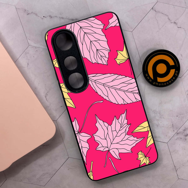 Vivo V50 Lite - Floral Series Design 6 - Premium Metal Printed soft Bumper shock Proof Case
