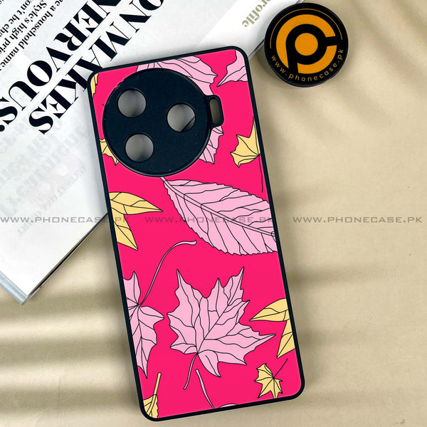 Tecno Camon 30 Pro 5G - Floral Series Design 6 -  Premium Printed Metal soft Bumper shock Proof Case