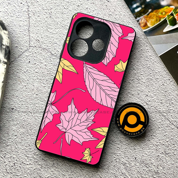 Oppo A5 Pro  - Floral Series Design 6 - Premium Printed Metal soft Bumper shock Proof Case