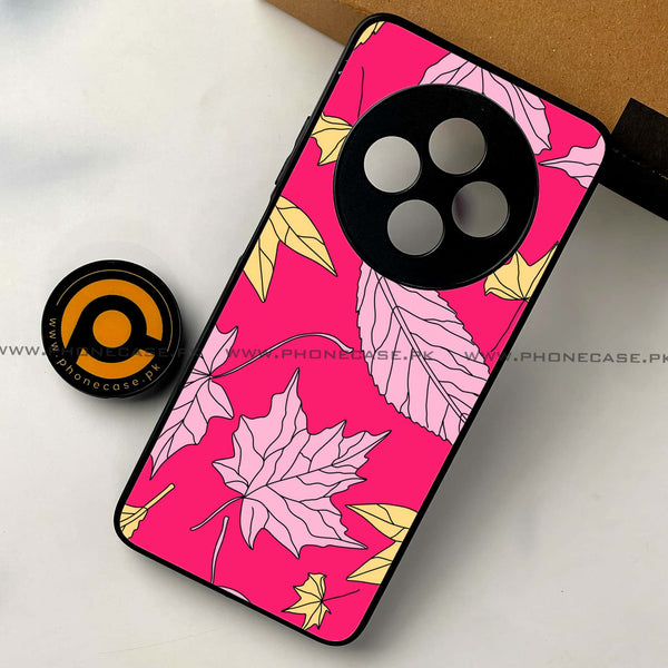 Oppo Reno 12F 4G - Floral Series Design 6 - Premium Printed Glass soft Bumper shock Proof Case