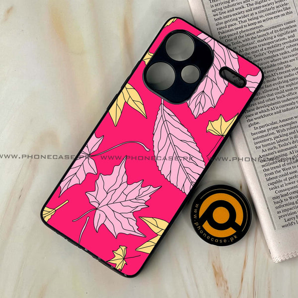 Redmi Note 13 Pro Plus 5G - Floral Series Design 6 - Premium Metal Printed soft Bumper shock Proof Case