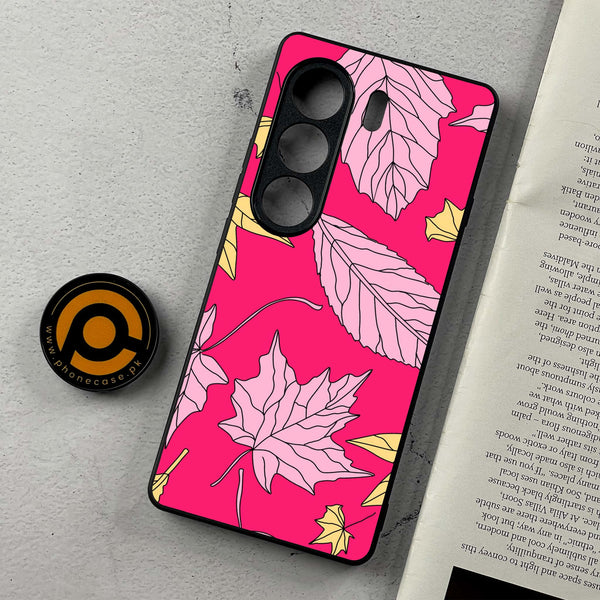 Tecno Camon 40 - Floral Series Design 6 - Premium Metal Printed Soft Bumper Shockproof Case