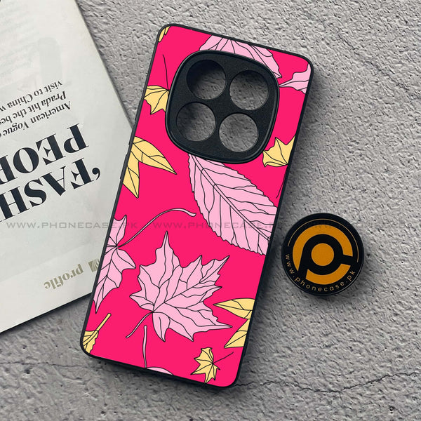 Redmi Note 14 Pro - Floral Series Design 6 - Premium Printed Glass soft Bumper Shock Proof Case CS-33243
