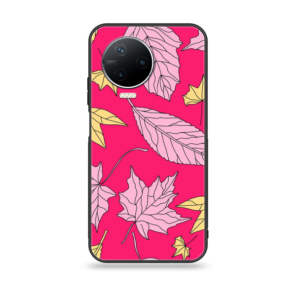 Infinix Note 12 Pro - Floral Series Design 6 - Premium Printed Glass soft Bumper Shock Proof Case