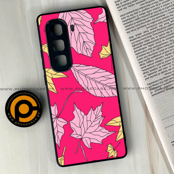 Infinix Hot 50 Pro Plus - Floral Series Design 6 - Premium Printed Glass soft Bumper Shock Proof Case