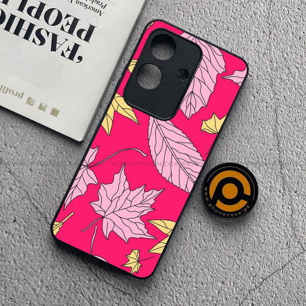Realme Note 60x - Floral Series Design 6 - Premium Metal  Printed soft Bumper shock Proof Case
