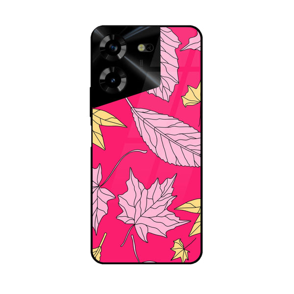 Tecno Pova 5 Pro - Floral Series Design 6 -  Premium Printed Metal soft Bumper shock Proof Case