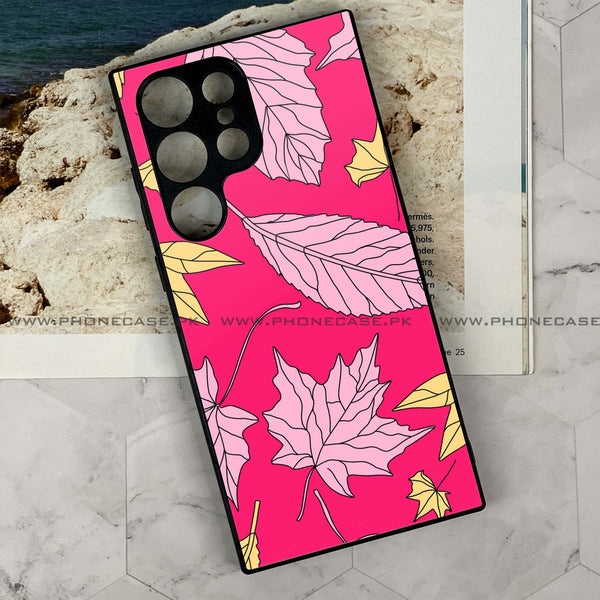 Samsung Galaxy S24 Ultra - Floral Series Design 6 - Premium Metal Printed soft Bumper shock Proof Case