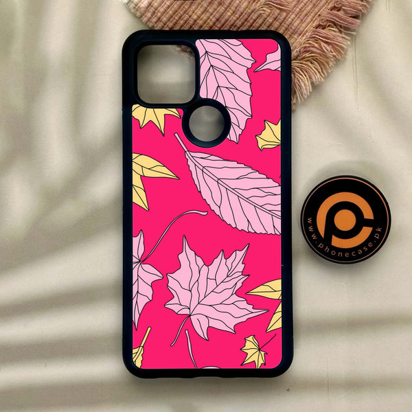 Google Pixel 4a 5G - Floral Series Design 6 - Premium Metal Printed Soft Bumper Shock Proof Case