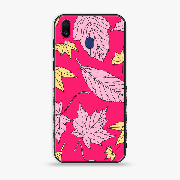 Samsung Galaxy M20 - Floral Series Design 6 - Premium Printed Glass Case