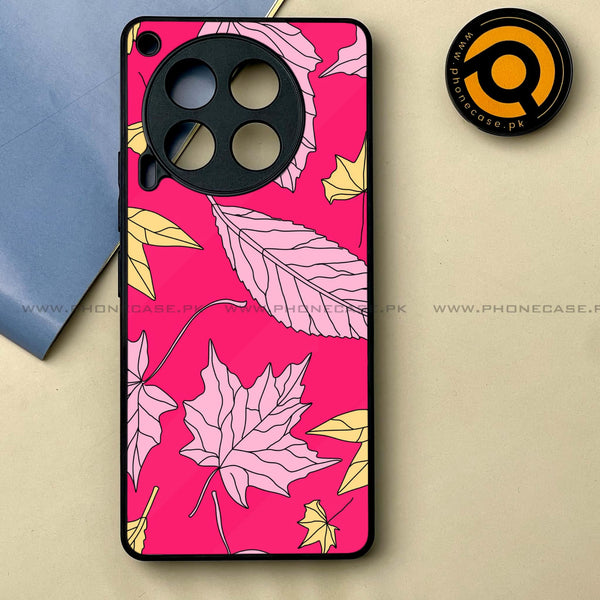 Tecno Camon 30 -  Floral Series Design 6 -  Premium Printed Metal soft Bumper shock Proof Case