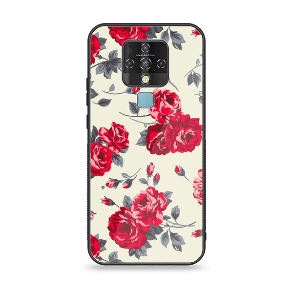Tecno Camon 16 - Floral Series Design 8 - Premium Printed Glass Case