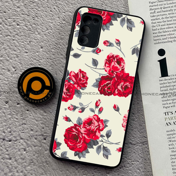 Samsung Galaxy A02s - Floral Series Design 8 - Premium Printed Metal Case