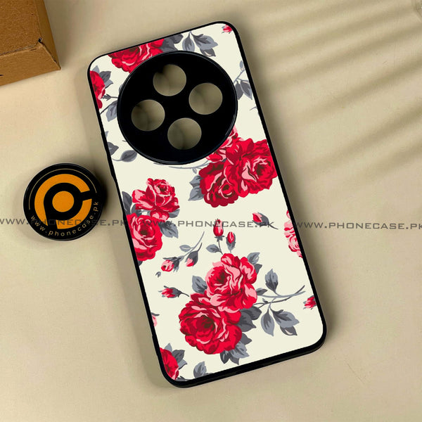 Xiaomi Redmi 14C - Floral Series Design 8 -  Premium Printed Metal soft Bumper shock Proof Case CS-45448