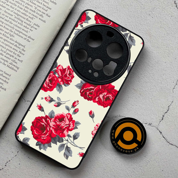 Xiaomi 15 Ultra - Floral Series Design 8 - Premium Metal Printed Soft Bumper Shockproof Case