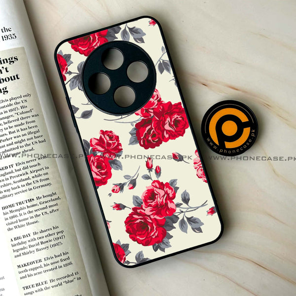 Oppo F27 Pro - Floral Series Design 8 - Premium Metal Printed soft Bumper Shock Proof Case